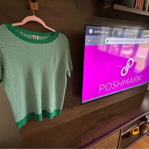 Vintage Anne Klein short sleeve sweater